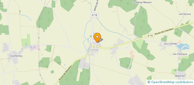 localisation de l'entreprise SCI DE PRUNOY à CHARNY OREE DE PUISAYE