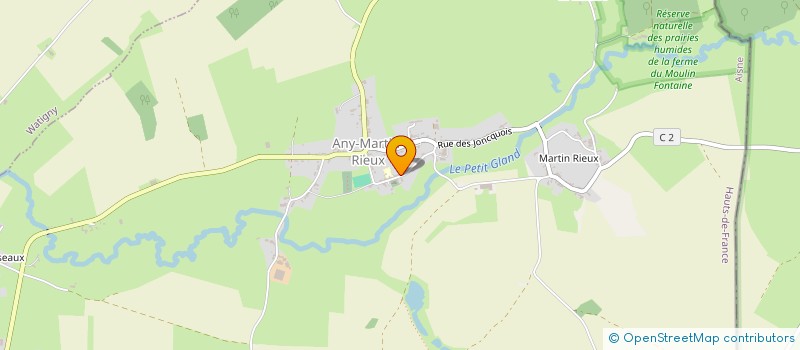 localisation de l'entreprise SCI DE PRYCK  OHIS