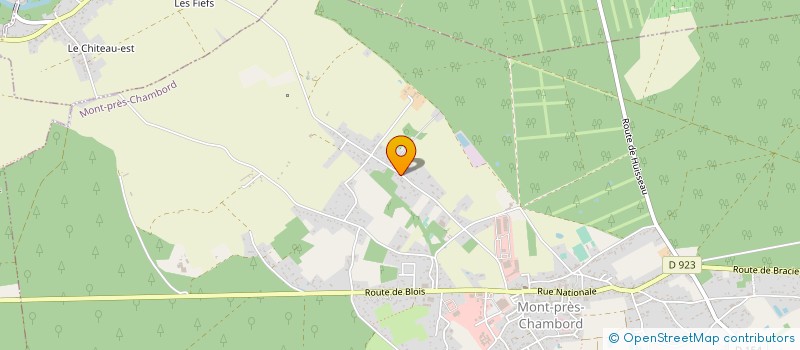 localisation de l'entreprise SCI DE PTAH  MONT-PRES-CHAMBORD