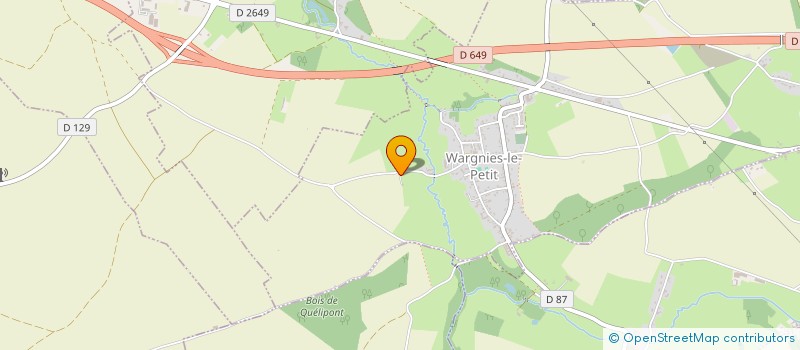 localisation de l'entreprise SCI DE PUJOL à WARGNIES-LE-PETIT