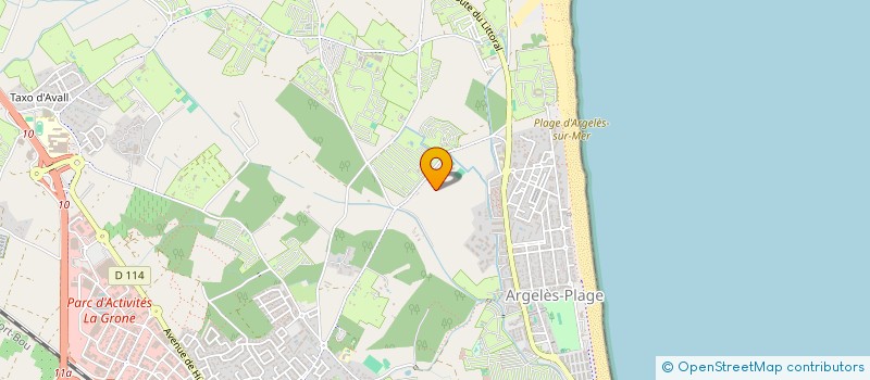 localisation de l'entreprise SCI DE PUJOL  ARGELES SUR MER