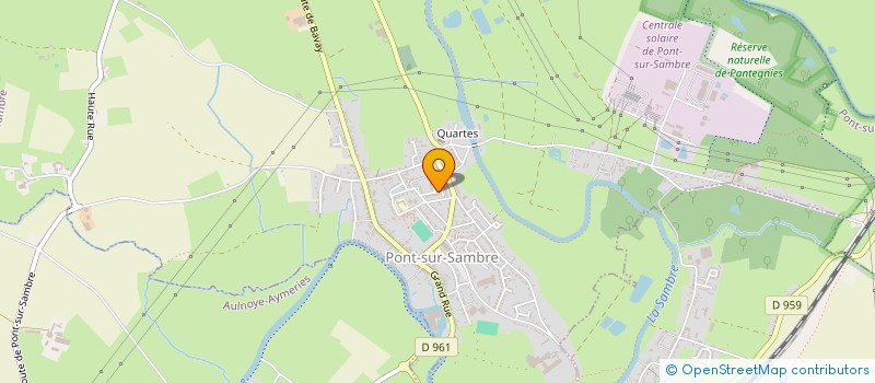 localisation de l'entreprise SCI DE QUARTES 20  PONT-SUR-SAMBRE