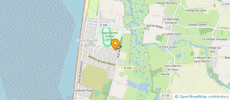 localisation de l'entreprise SCI DE QUENARD  BREHAL