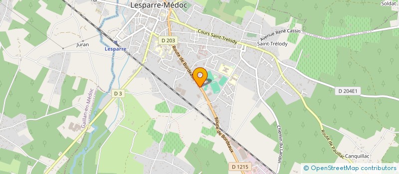 localisation de l'entreprise SCI DE QUEYZAC  LESPARRE-MEDOC