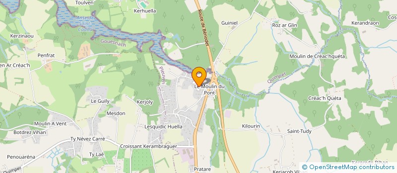 localisation de l'entreprise SCI DE QUILOURIN  PLEUVEN