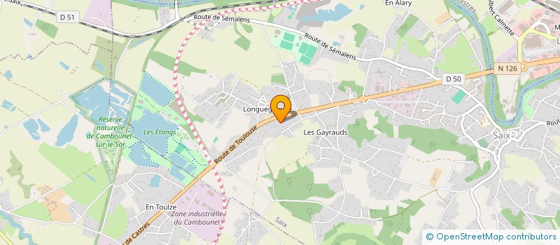 localisation de l'entreprise SCI DE RADEL à NAVES