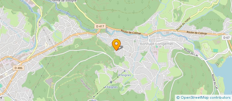 localisation de l'entreprise SCI DE RAMBERCHAMP à XONRUPT-LONGEMER