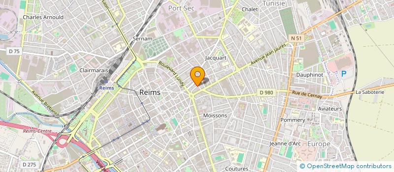 localisation de l'entreprise SCI DE RANCORELLE à REIMS