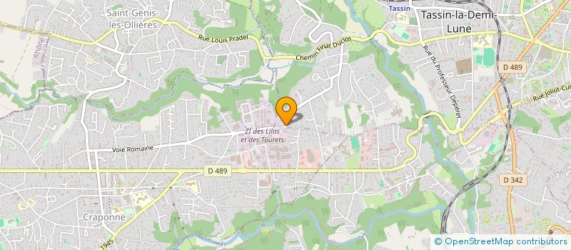 localisation de l'entreprise SCI DE REARDIERE  TASSIN-LA-DEMI-LUNE