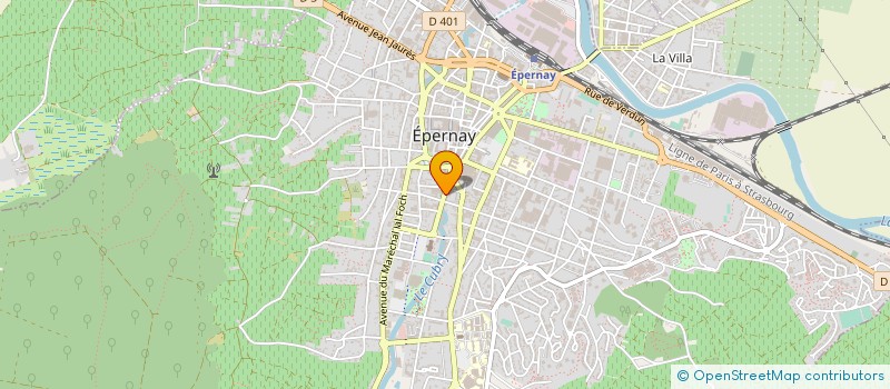 localisation de l'entreprise SCI DE REBOISEMENT DE PONT DU NAVOY à EPERNAY