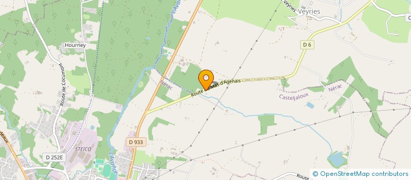 localisation de l'entreprise SCI DE REGIMONT  CASTELJALOUX