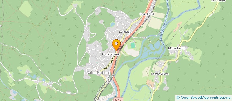 localisation de l'entreprise SCI DE RELANCHATEL  SAINT-NABORD