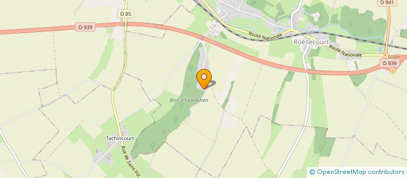 localisation de l'entreprise SCI DE REM  ROELLECOURT