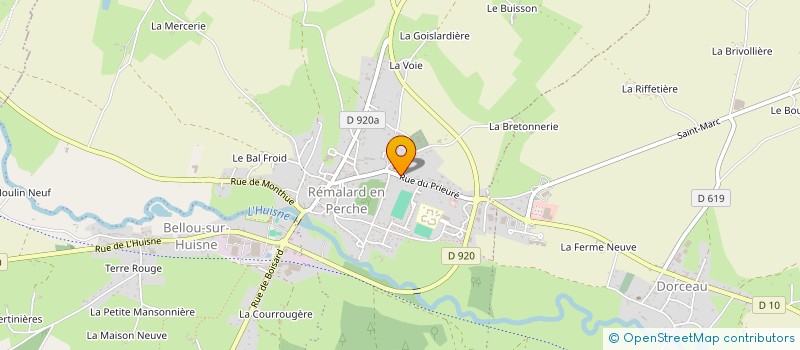 localisation de l'entreprise SCI DE REMALARD à REMALARD-EN-PERCHE