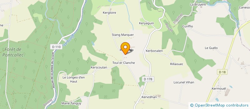 localisation de l'entreprise SCI DE RESTURIEN  PLOUAY