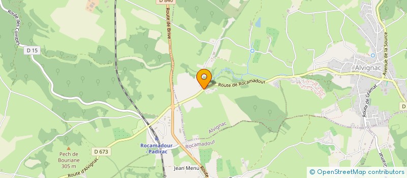 localisation de l'entreprise SCI DE REVEILLON  ALVIGNAC