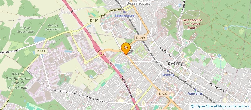 localisation de l'entreprise SCI DE REYDOLE  TAVERNY