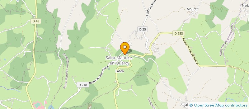 localisation de l'entreprise SCI DE RIBAUDENQUE  LACAPELLE-MARIVAL