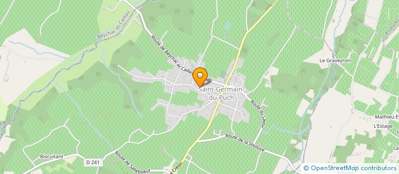 localisation de l'entreprise SCI DE RICARD  SAINT-GERMAIN-DU-PUCH