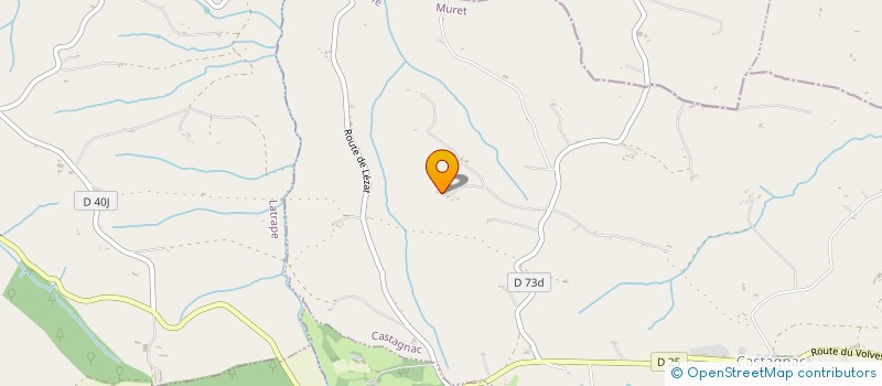 localisation de l'entreprise SCI DE RICOU  CASTAGNAC