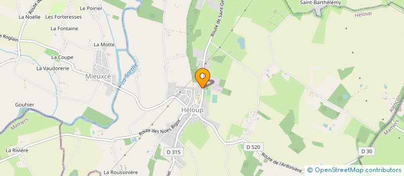 localisation de l'entreprise SCI DE RIGOBOIS à HELOUP