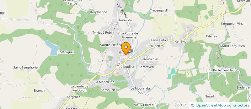 localisation de l'entreprise SCI DE RIMAISON  PLUMELIAU-BIEUZY