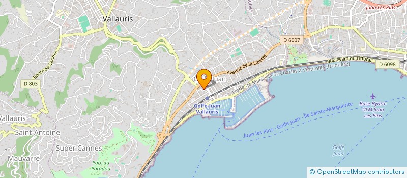 localisation de l'entreprise SCI DE RIO DU 19 AVENUE DE LA GARE à VALLAURIS