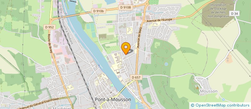 localisation de l'entreprise SCI DE RIOLLES  PONT-A-MOUSSON