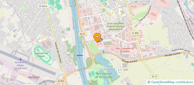 localisation de l'entreprise SCI DE RIOLS  BOE