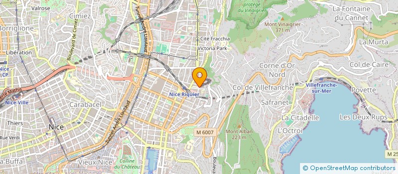 localisation de l'entreprise SCI DE RIQUIER à NICE
