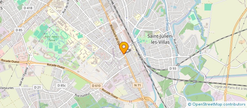 localisation de l'entreprise SCI DE RIVERGARO  SAINT-JULIEN-LES-VILLAS