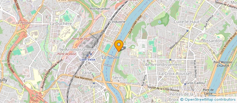 localisation de l'entreprise SCI DE ROCA  LYON