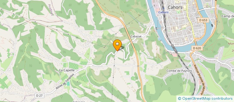 localisation de l'entreprise SCI DE ROCAH  CAHORS