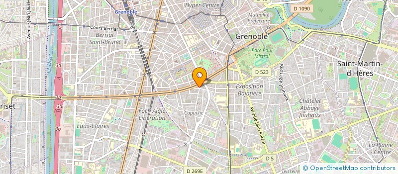 localisation de l'entreprise SCI DE ROCHASSON à GRENOBLE