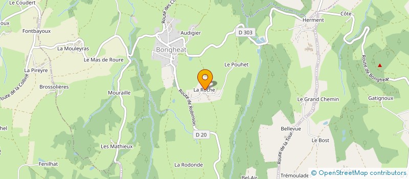 localisation de l'entreprise SCI DE ROCHE  SAINT-JULIEN-DE-COPPEL