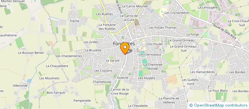 localisation de l'entreprise SCI DE ROCHEBISE à FONDETTES