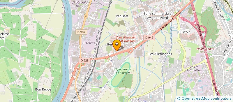 localisation de l'entreprise SCI DE ROCHEGUDE  VILLENEUVE-LES-AVIGNON