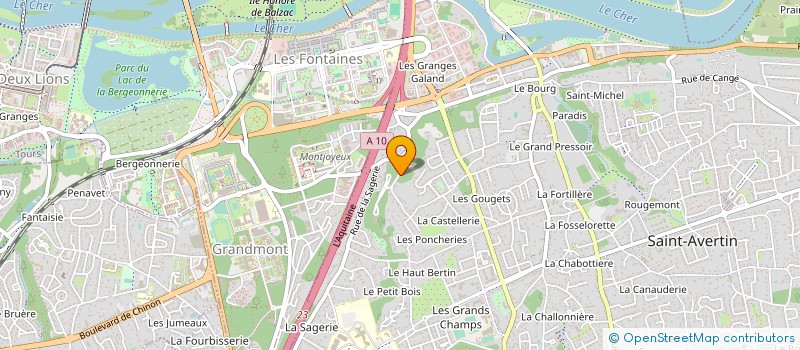 localisation de l'entreprise SCI DE ROCHEPINARD  SAINT-AVERTIN