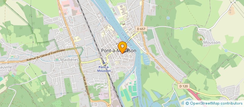 localisation de l'entreprise SCI DE ROGEVILLE  PONT-A-MOUSSON