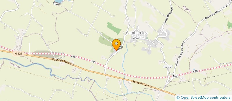 localisation de l'entreprise SCI DE ROGISTAN  CUQ-TOULZA