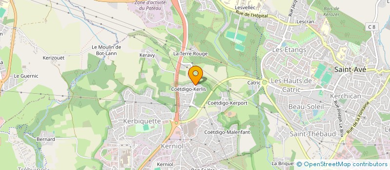 localisation de l'entreprise SCI DE ROHAN  SAINT-AVE