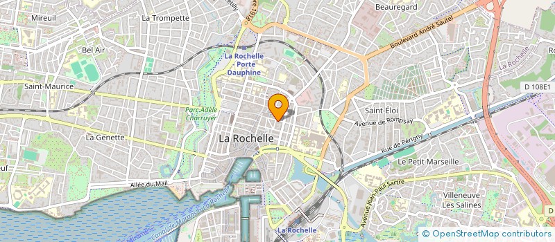 localisation de l'entreprise SCI DE ROHAN  LA ROCHELLE