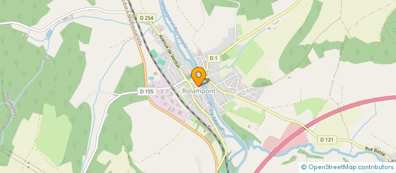 localisation de l'entreprise SCI DE ROLAMPONT à ROLAMPONT