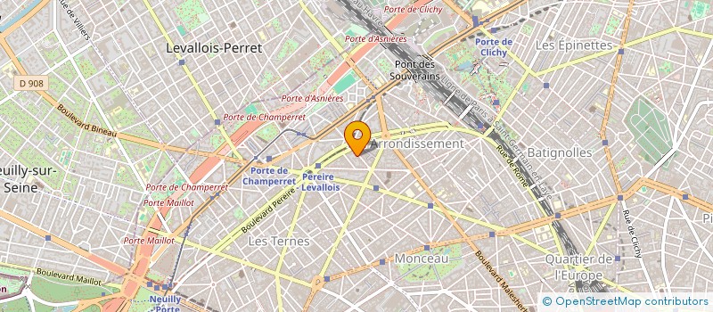 localisation de l'entreprise SCI DE ROMANGIS à PARIS