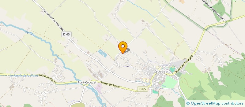 localisation de l'entreprise SCI DE ROME  SOREZE