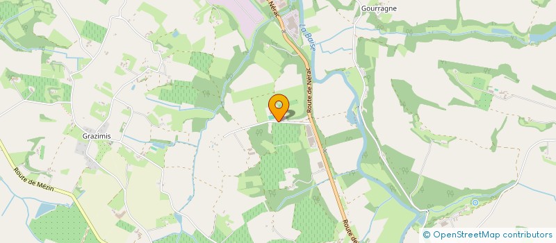 localisation de l'entreprise SCI DE ROQUEBERE  CONDOM