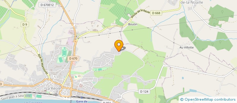 localisation de l'entreprise SCI DE ROQUES  LA REOLE