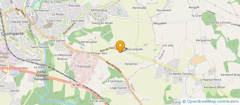 localisation de l'entreprise SCI DE ROSCASQUEN à KERVIGNAC