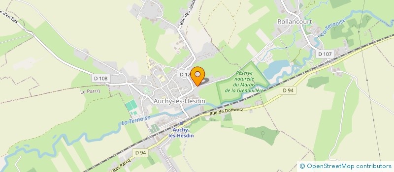 localisation de l'entreprise SCI DE ROSEMONT  AUCHY-LES-HESDIN