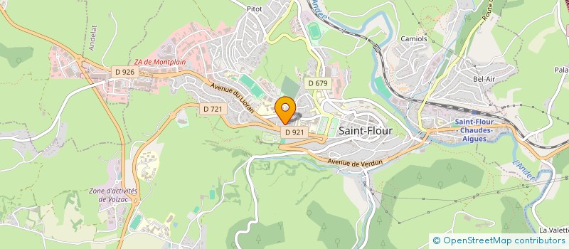 localisation de l'entreprise SCI DE ROSSO à SAINT-FLOUR